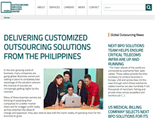 Tablet Screenshot of outsourceittophilippines.com